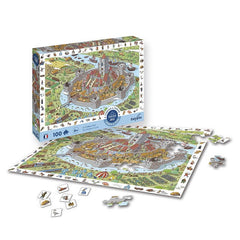 CALYPTO Puzzle 100 P - Le Château Fort