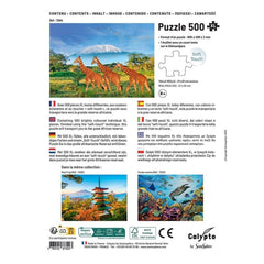 CALYPTO PUZZLE 500 P XL - Girafes - Giraffes