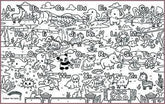 COLOUR ME MATS ABC Alphabet Zoo (Colouring Mat Bundle)