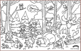 COLOUR ME MATS Into the Woods (Colouring Mat Bundle)