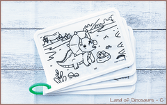 COLOUR ME MATS Land of Dinosaurs (Colouring Mat Bundle)