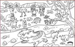 COLOUR ME MATS Outback Wander (Colouring Mat Bundle)
