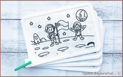 COLOUR ME MATS Space Exploration (Colouring Mat Bundle)