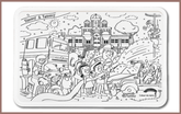 COLOUR ME MATS Timmy & Tammy At Central Fire Station (Colouring Mats Bundle)