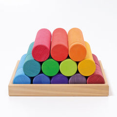 GRIMM'S Large Building Rollers Rainbow