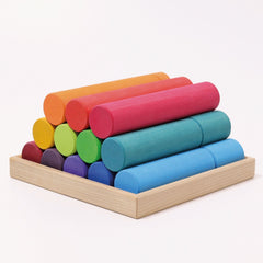GRIMM'S Large Building Rollers Rainbow