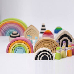 GRIMM'S Rainbow Natural / 6 piece, Medium
