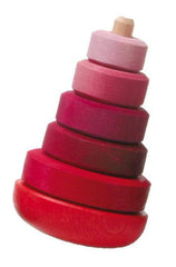 GRIMM'S wobbly stacking tower, pink (*)
