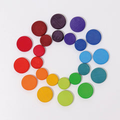 GRIMM'S Wooden Rainbow Coins