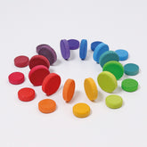 GRIMM'S Wooden Rainbow Coins