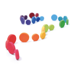 GRIMM'S Wooden Rainbow Coins