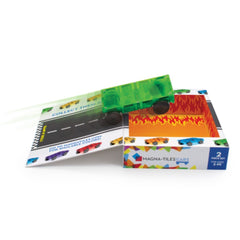 MAGNA-TILES Cars 2 Piece Expansion Set : Green & Yellow