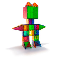 MAGNA-TILES Classic Clear Colors 100 Piece Set