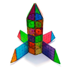MAGNA-TILES Classic Clear Colors 100 Piece Set