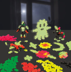 PLUS-PLUS Build and Glow - Glow in the Dark / 360 pcs