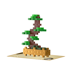 PLUS-PLUS Plant Packs - Green bonsai