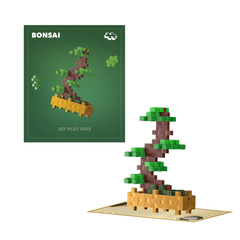 PLUS-PLUS Plant Packs - Green bonsai