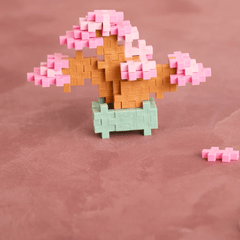 PLUS-PLUS Plant Packs - Pink bonsai