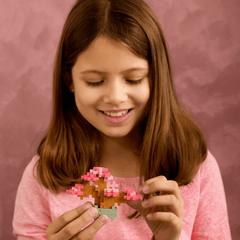PLUS-PLUS Plant Packs - Pink bonsai