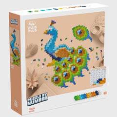 PLUS-PLUS Puzzle By Number Peacock 800pcs