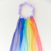 SARAH'S SILKS Veil - Rainbow/Lavender