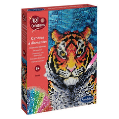SENTOSPHERE ART & CREATIONS - CANEVAS A DIAMANTER - TIGRE - TIGER.