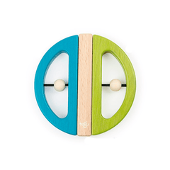 TEGU Swivel Bug Building Blocks, Green & Teal