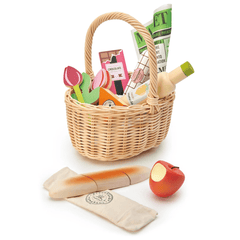 TENDER LEAF Wicker Shopping Basket