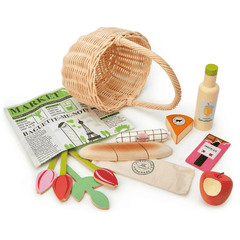 TENDER LEAF Wicker Shopping Basket