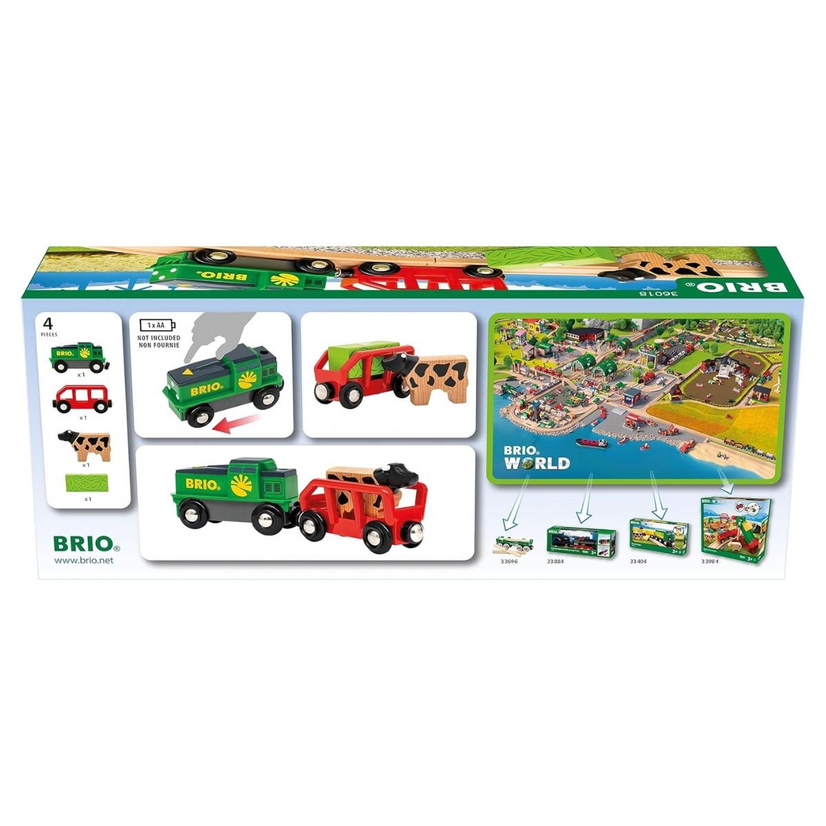 BRIO Farm Battery Train