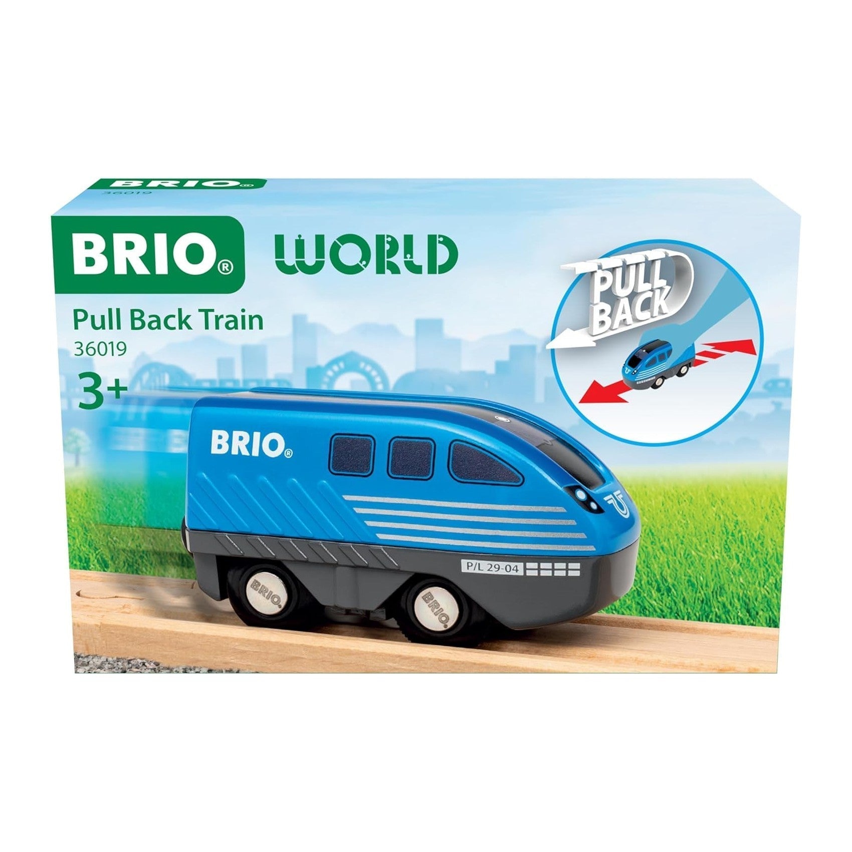 BRIO Pull Back Train