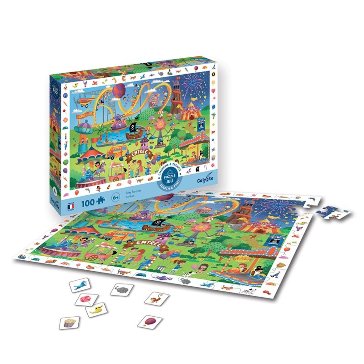 CALYPTO Puzzle 100 P - Fête Foraine - Funfair