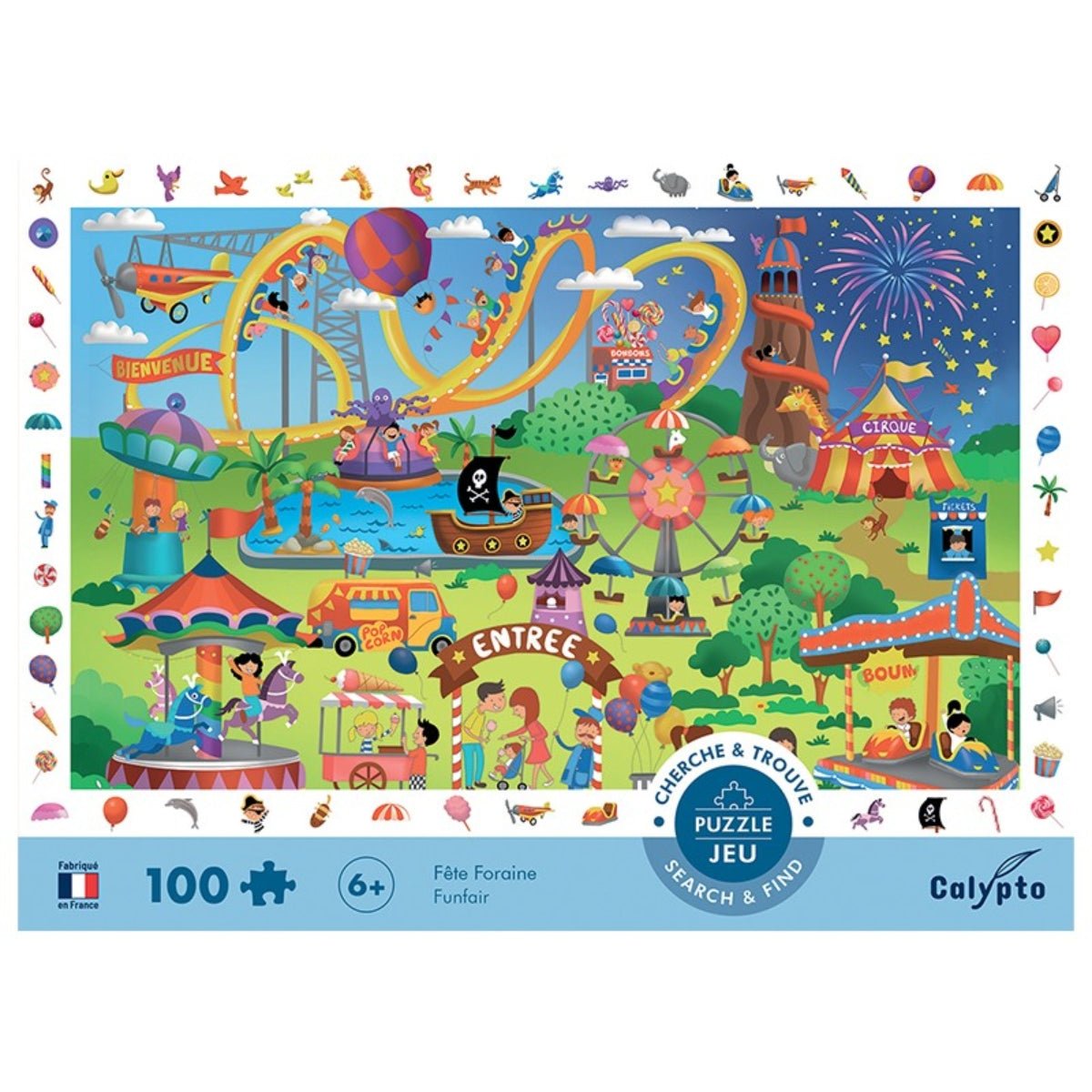 CALYPTO Puzzle 100 P - Fête Foraine - Funfair