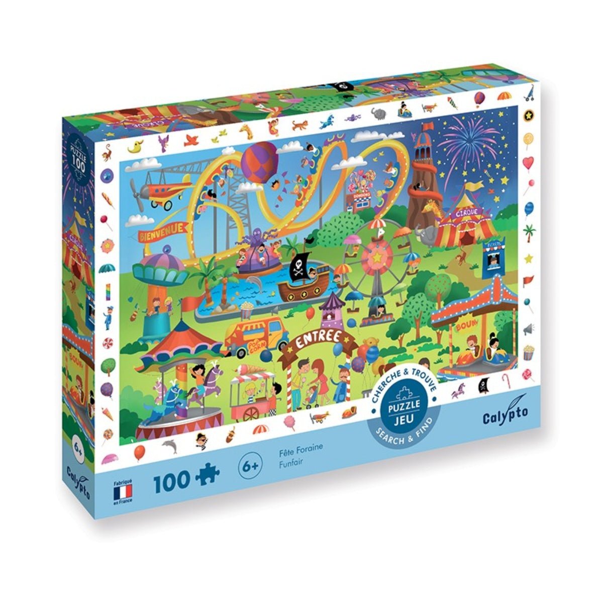 CALYPTO Puzzle 100 P - Fête Foraine - Funfair