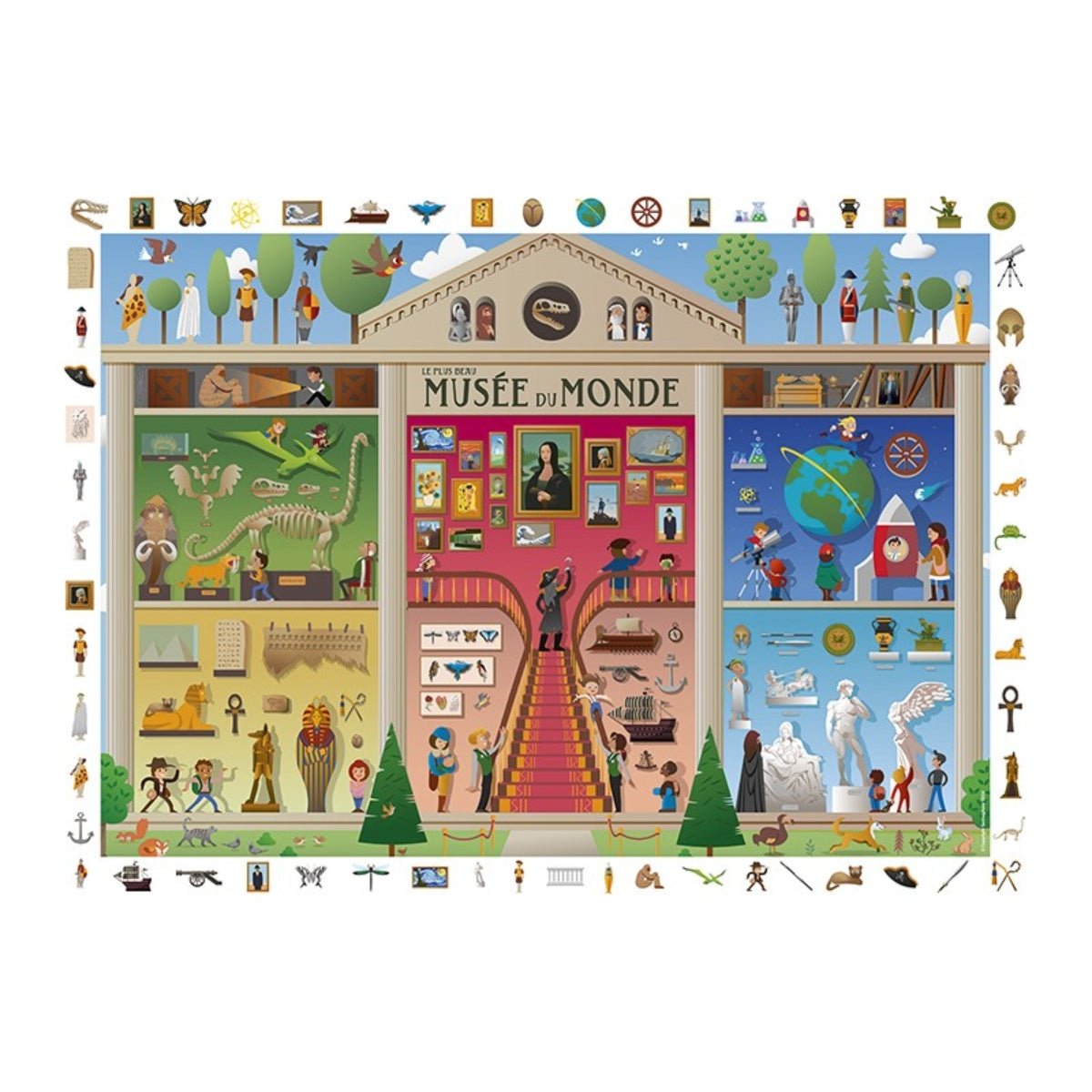 CALYPTO Puzzle 100 P - Musee Du Monde