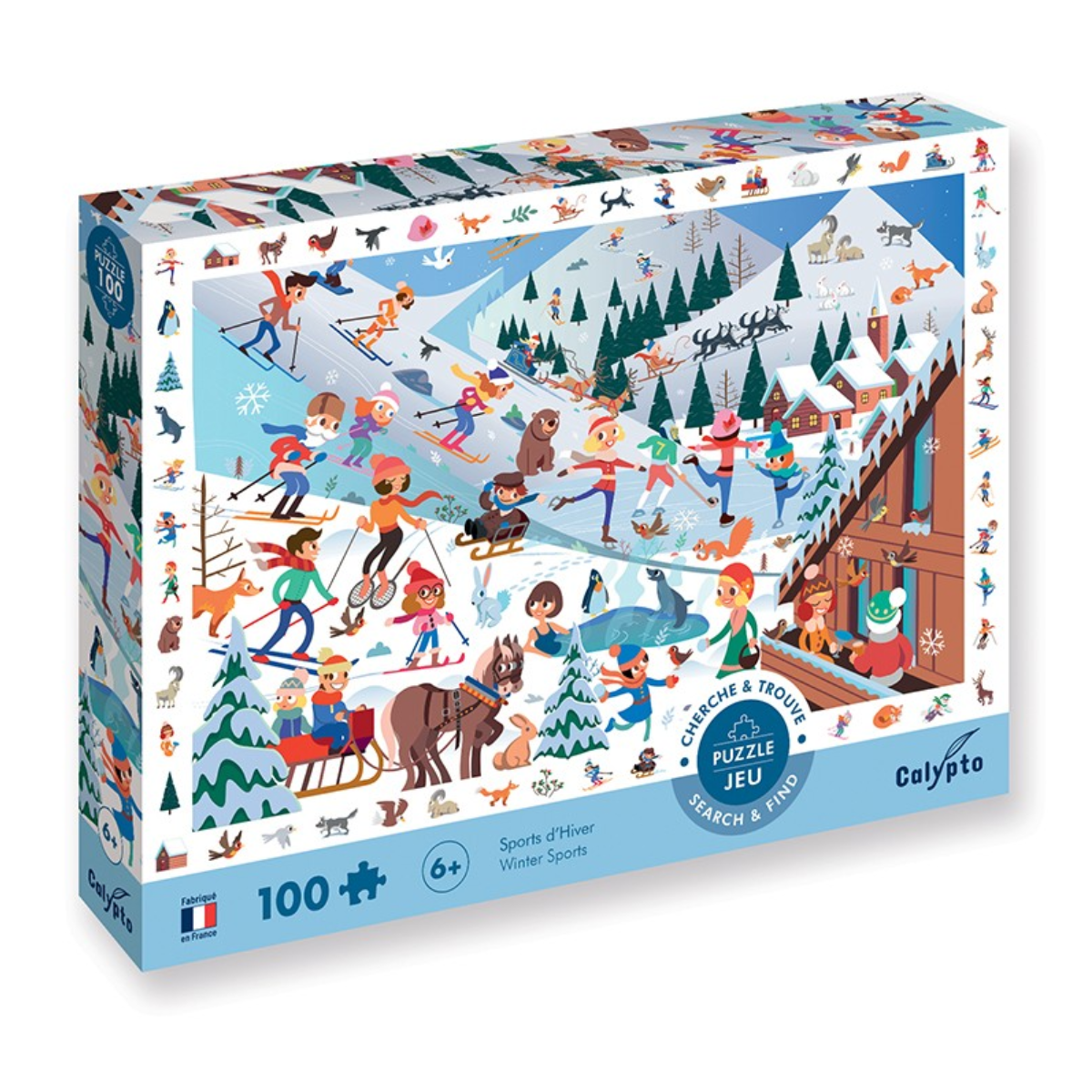 CALYPTO PUZZLE 100 P - Sports d'Hiver - Winter Sports