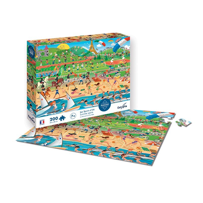 CALYPTO Puzzle 200 P - Les Sports D'Eté