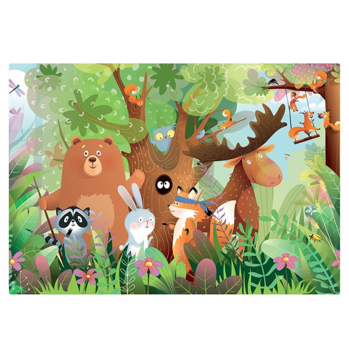 CALYPTO Puzzle 2*24 P - Animaux Sauvages