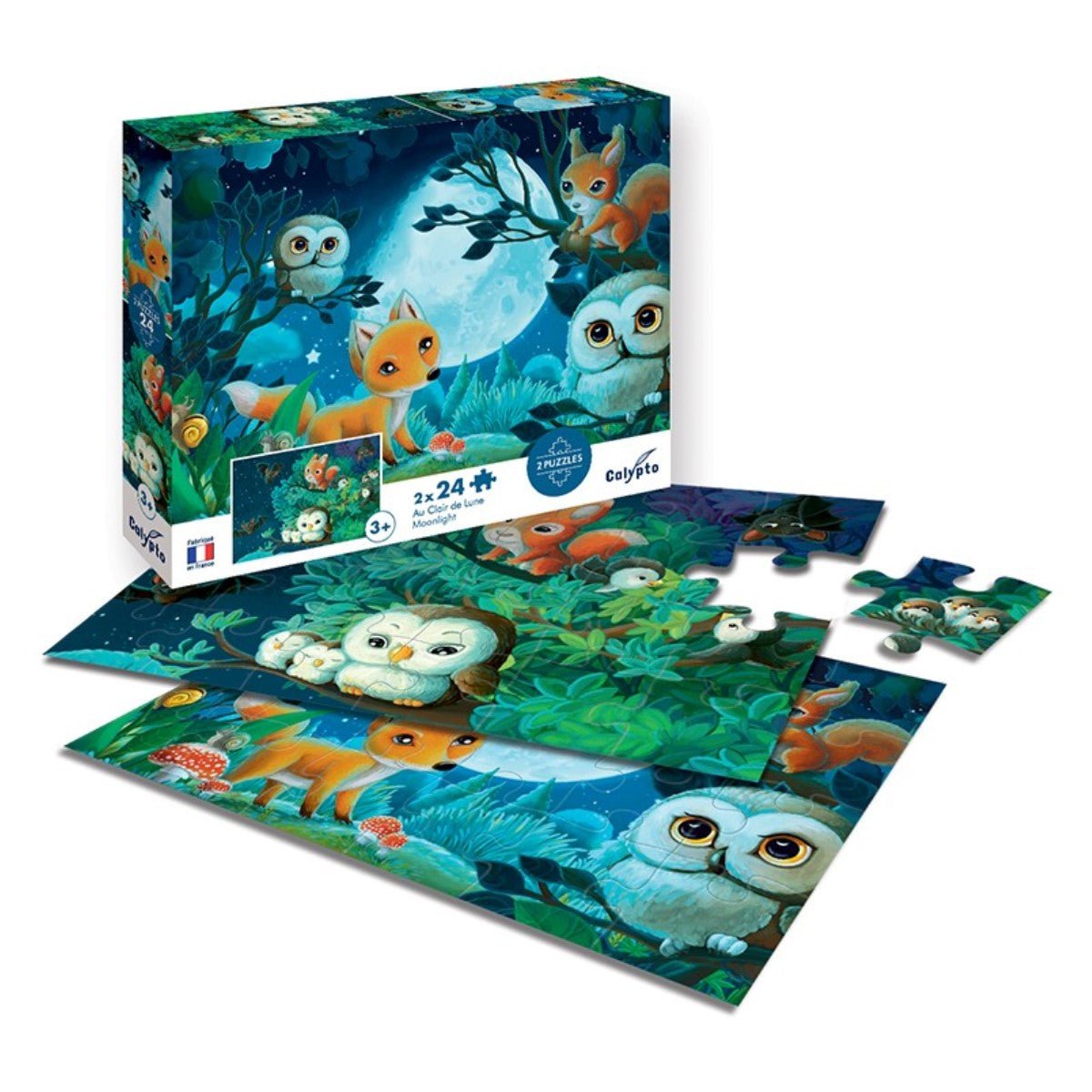 CALYPTO PUZZLE 2*24 P - Au Clair de Lune - At the Moonlight