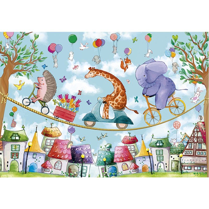 CALYPTO Puzzle 36 P - Animaux Acrobates