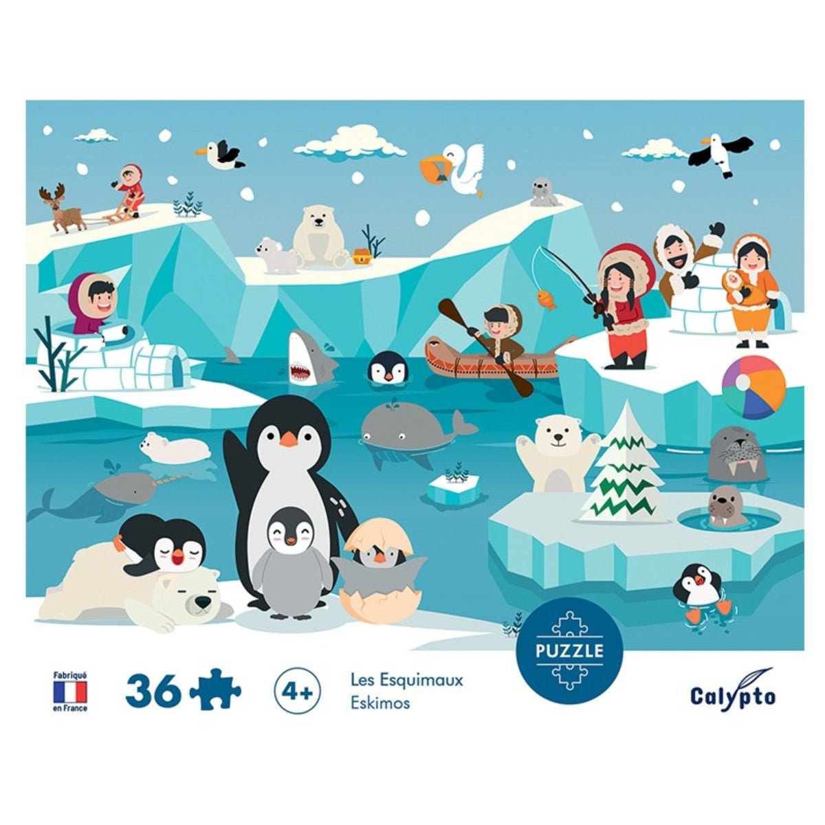 CALYPTO Puzzle 36 P - Les Esquimaux