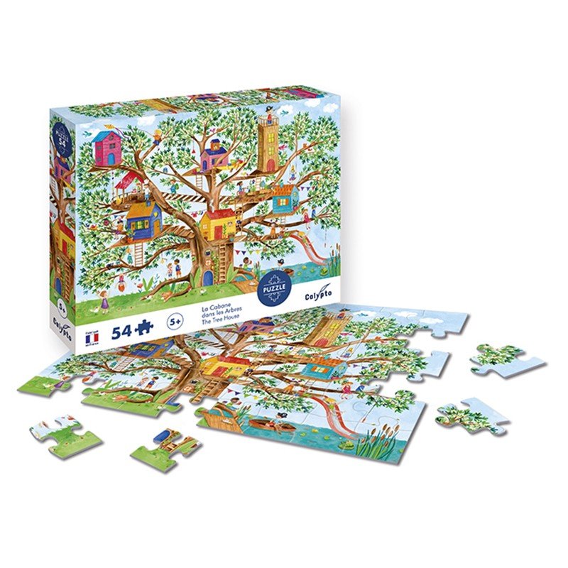 CALYPTO Puzzle 54 P - La Cabane Dans Les Arbres