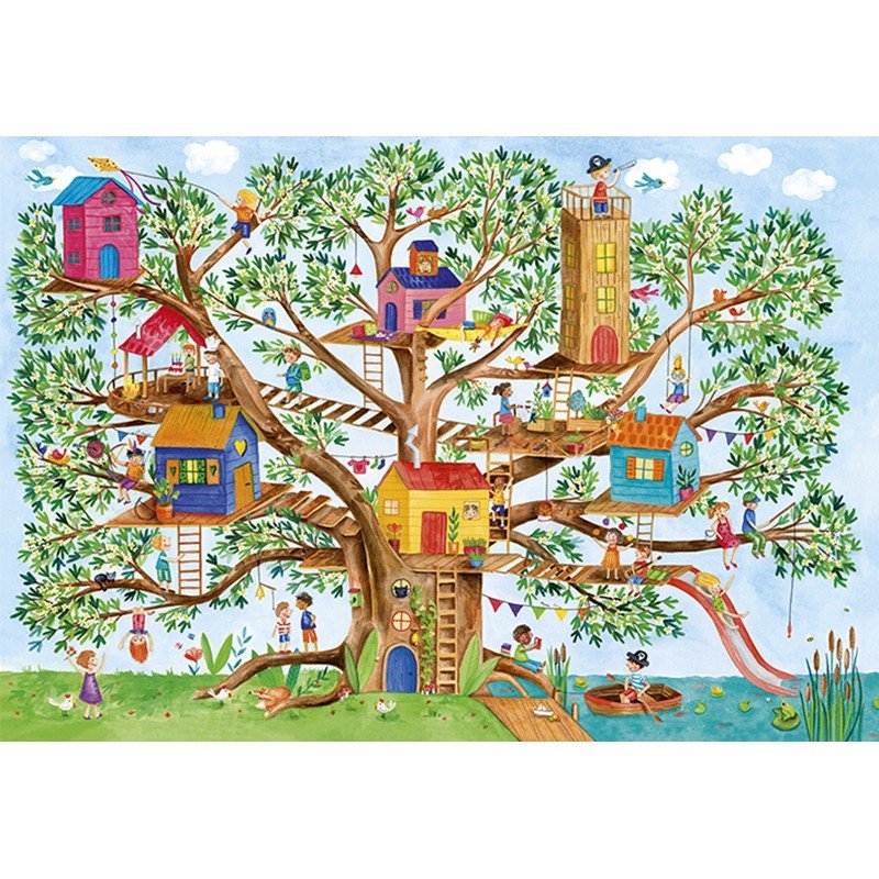 CALYPTO Puzzle 54 P - La Cabane Dans Les Arbres