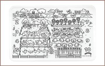 COLOUR ME MATS 123 Counting Farm (Colouring Mat Bundle)