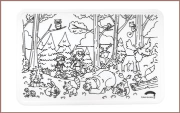 COLOUR ME MATS Into the Woods (Colouring Mat Bundle)