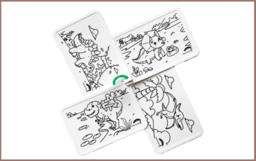 COLOUR ME MATS Land of Dinosaurs (Colouring Mat Bundle)