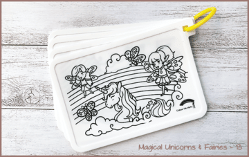 COLOUR ME MATS Magical Unicorns & Fairies (Colouring Mat Bundle)