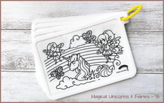 COLOUR ME MATS Magical Unicorns & Fairies (Colouring Mat Bundle)
