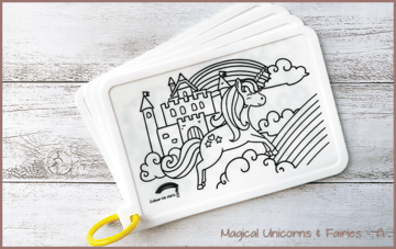 COLOUR ME MATS Magical Unicorns & Fairies (Colouring Mat Bundle)