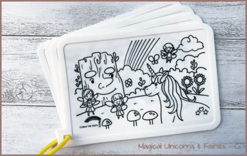 COLOUR ME MATS Magical Unicorns & Fairies (Colouring Mat Bundle)